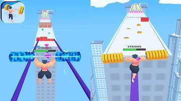 Weight Runner 3D 💪💪💪 All Level Gameplay iOS,Android Mobile Game New Update Level(15-16)