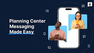 Schedule and send messages with Text In Church's Planning Center add on #churchtech