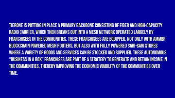 Ammbr Deployed by Tier One on Samal Island