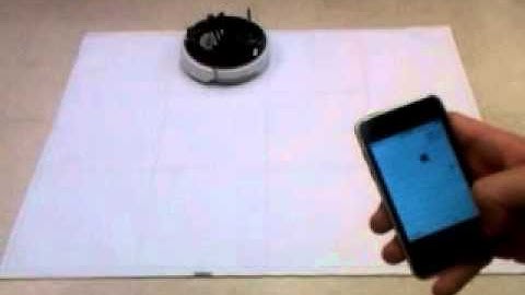 Qbot control using iPod
