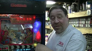 #126 LIGHTS! CAMERA! ACTION! Gottlieb Pinball Machine - MOVIE Themed!  TNT Amusements