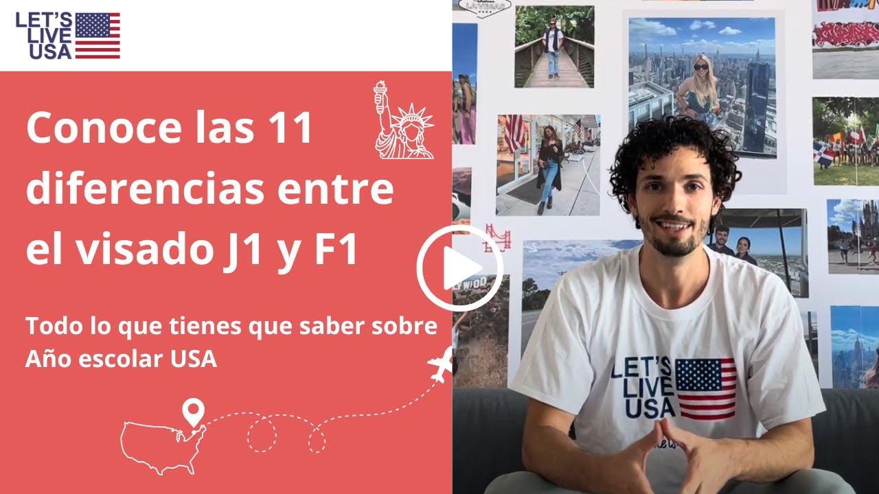 Año escolar USA las 11 diferencias entre la visa J1 y F1 - YouTube