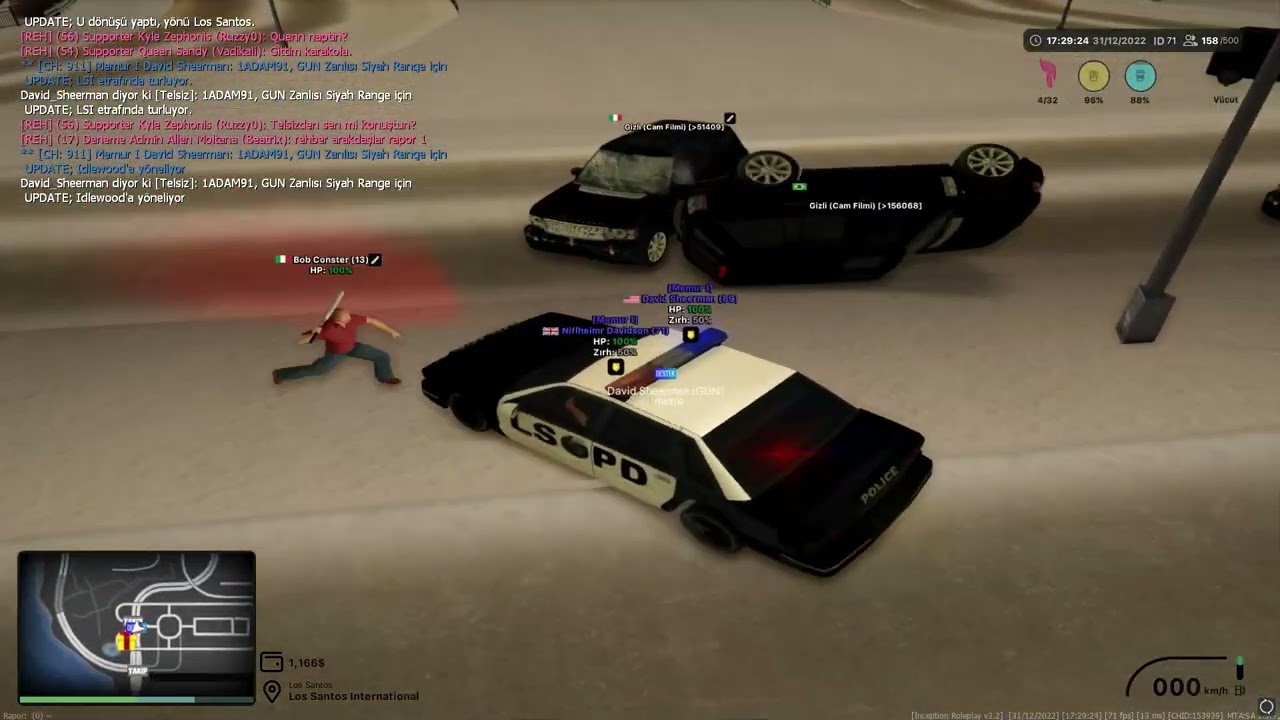 [Inception Roleplay] Memur Davidson ile kovalamaca saatleri #1