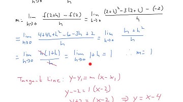 PC 11.3 Tangent Lines and Derivatives