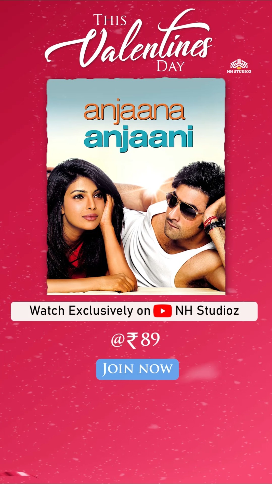 This Valentine's Day : Watch Anjaana Anjaani @nhstudioz | Join Now #Shorts #Exclusive