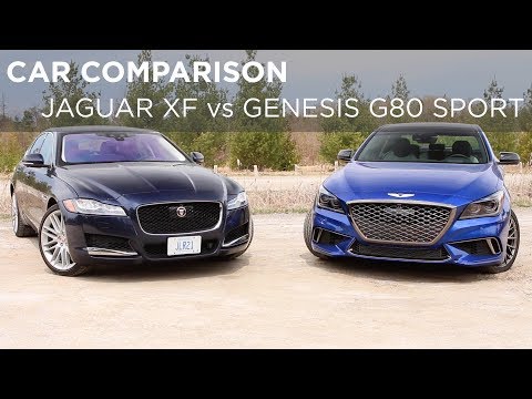 car-comparison-|-genesis-g80-vs-jaguar-xf-|-driving.ca