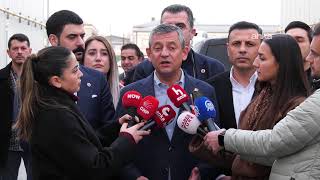 Chp Genel Başkanı Özgür Özel Cerrahpaşa Tıp Fakültesi Önünde Açıklama Yapıyor İstanbul I