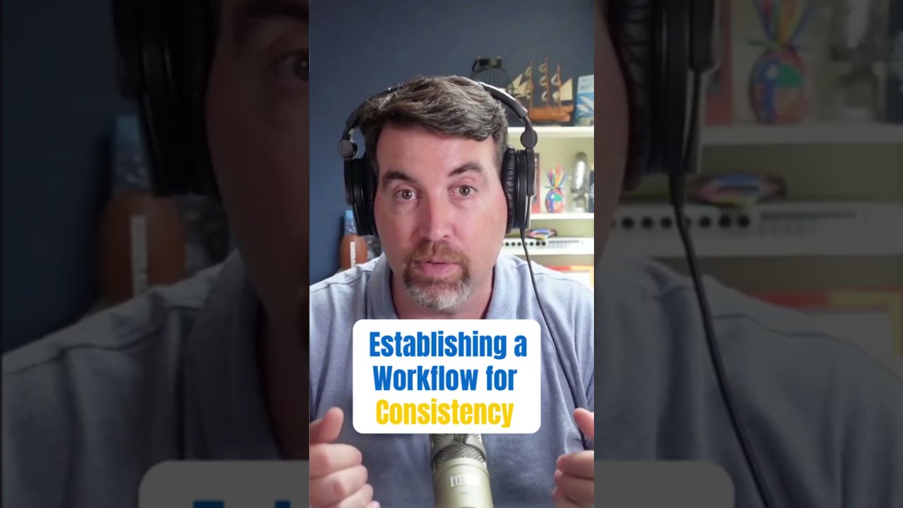 Consistency starts with a workflow. Pick one idea, communicate it clearly, and make content creation