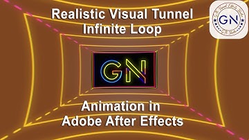 How to Create Realistic Visual Tunnel Infinite Loop Animation Videos in Adobe After Effects #adobe