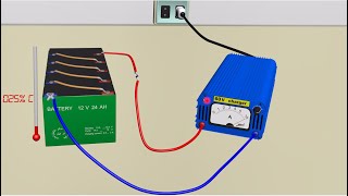 امبير شاحن البطارية هو المسؤول عن سلامة البطاريات battery charger amp