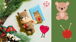 видео: КАК СВЯЗАТЬ МИШКУ. ИГРУШКА КРЮЧКОМ картинка: КАК СВЯЗАТЬ МИШКУ. ИГРУШКА КРЮЧКОМ