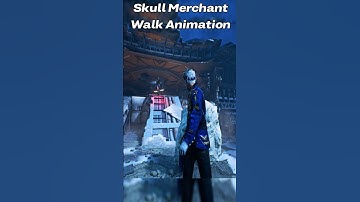 Skull Merchant Walk Animation
