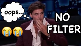 Jacob Elordi having NO FILTER for 2 minutes straight