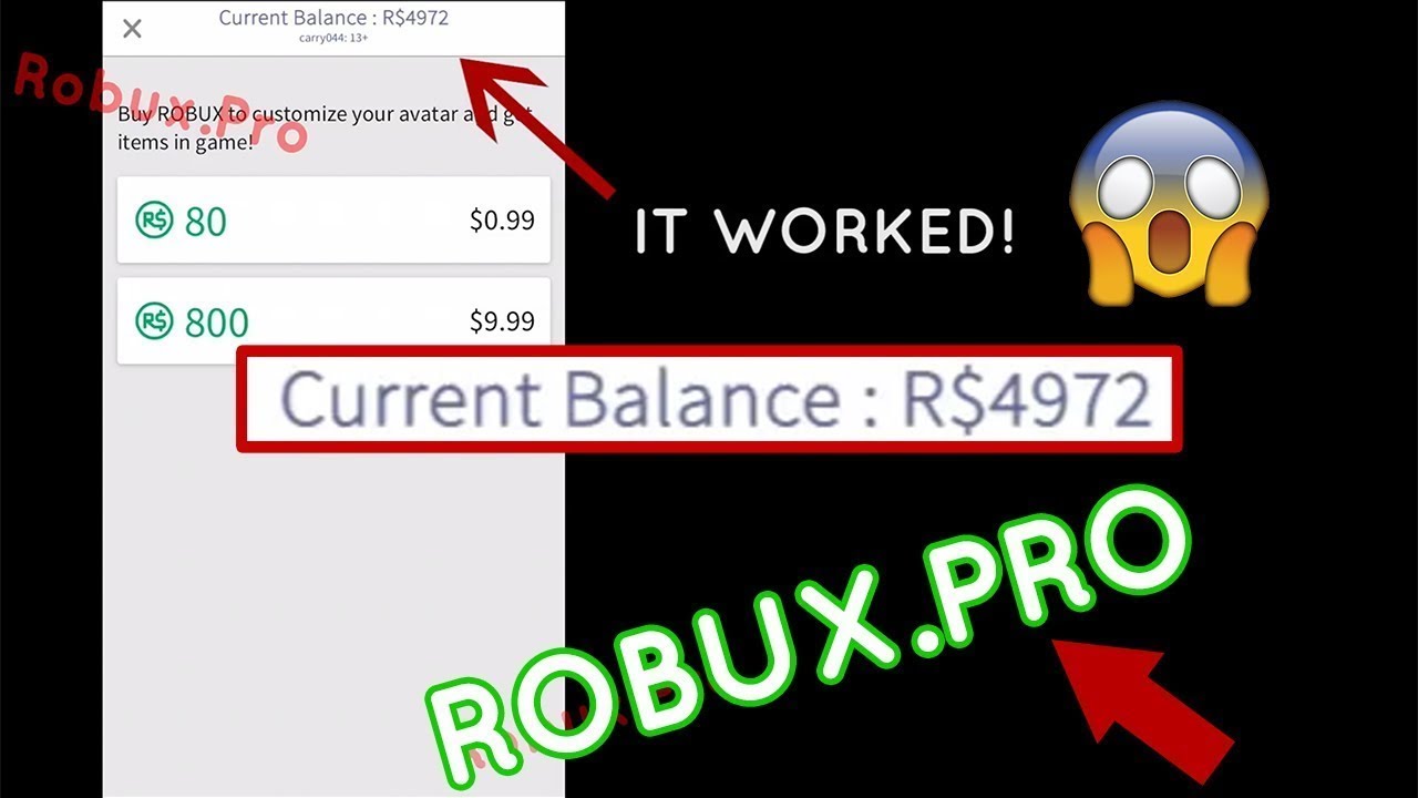 Free Robux Hack Real 2019