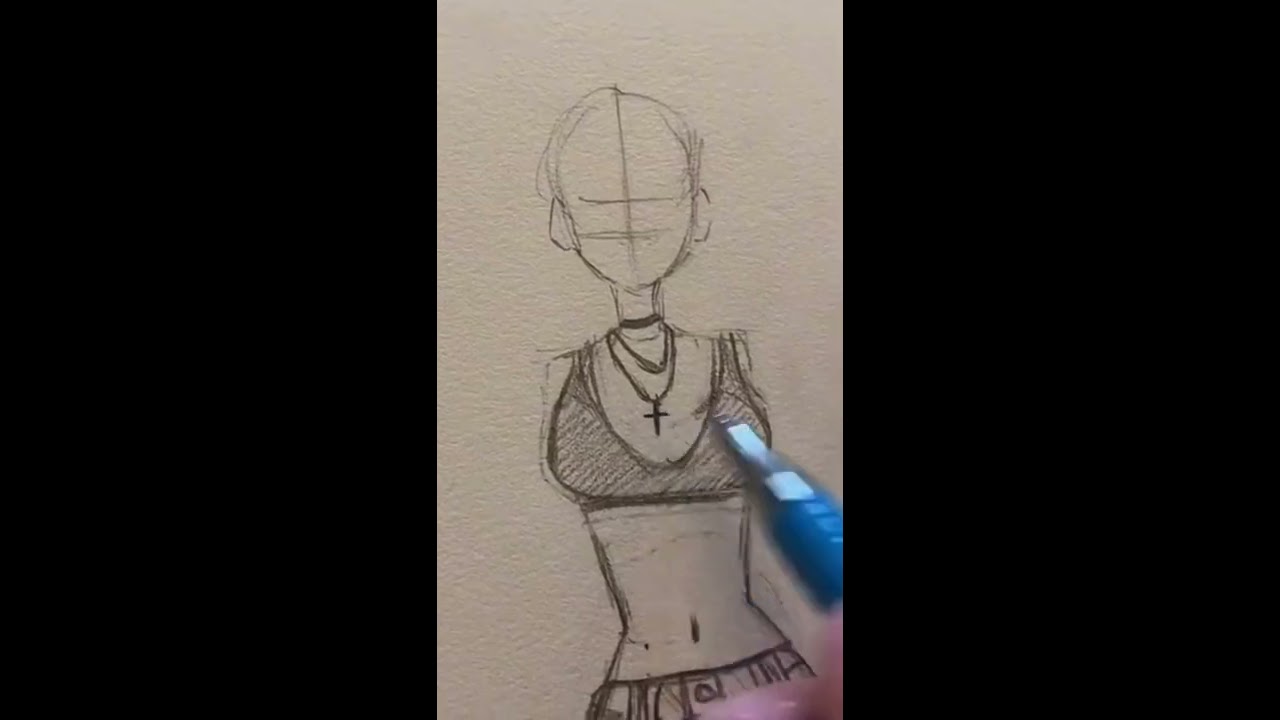 How To Draw Anime Girl Body And Clothes Art Drawing Tutorial Tips