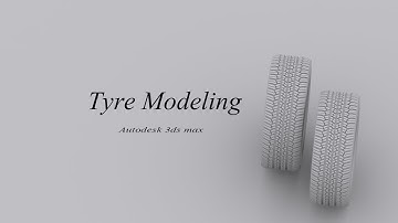 Tyre Modeling | Autodesk 3ds Max | Blue Animate