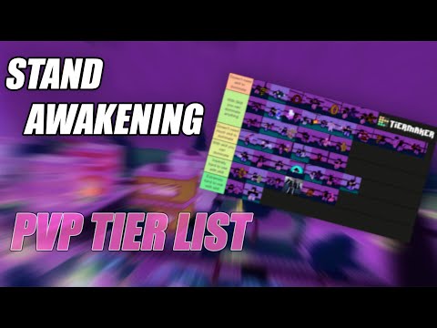 Pvp tier list [Stands Awakening] 