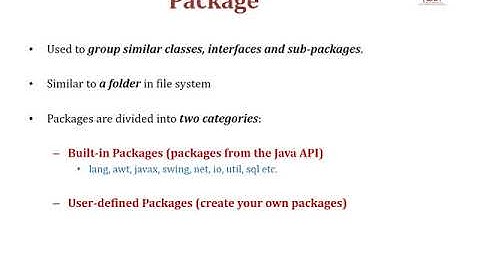 EC312 OBJECT ORIENTED PROGRAMMING IV INTERFACE AND PACKAGE