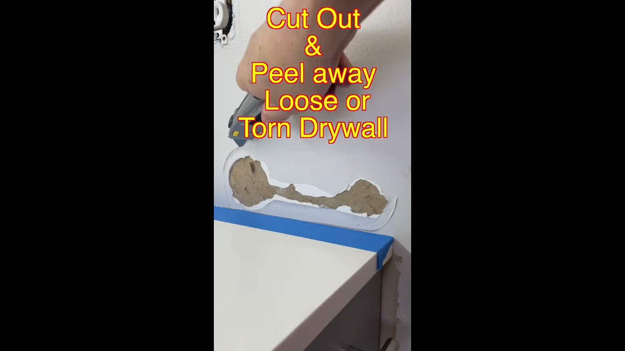 Repair Torn Drywall 1st STEP Shorts