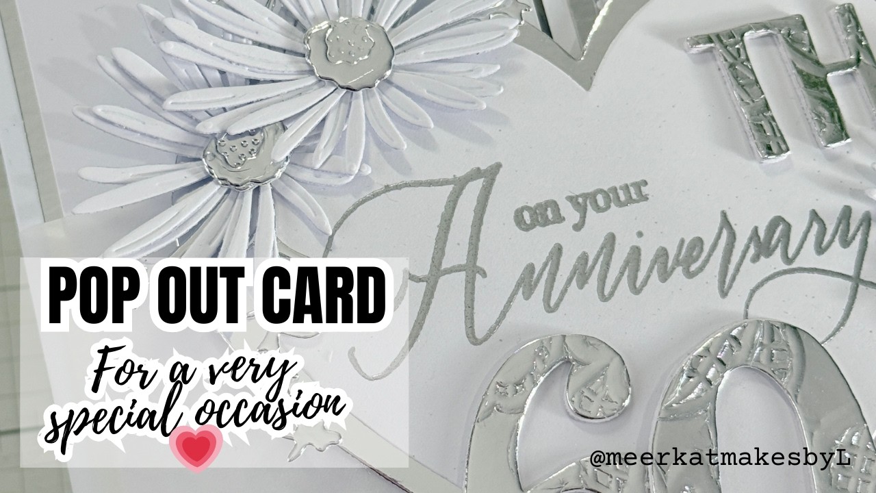 Особенная, раскладывающаяся открытка-трансформер — к 60-й годовщине свадьбы #открытки #изготовлен...