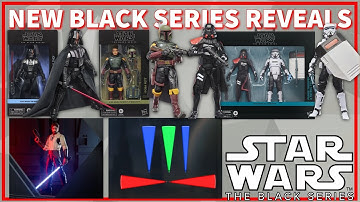 HUGE Black Series Reveals! Boba Fett, Kyle Katarn, Darth Vader & More!
