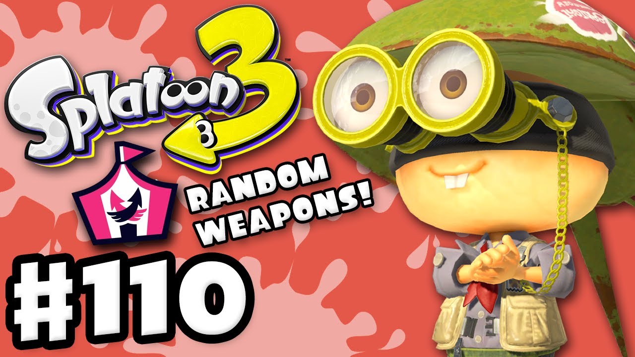 Sheldon's Sampler Challenge! Random Weapons! Splatoon 3 Gameplay