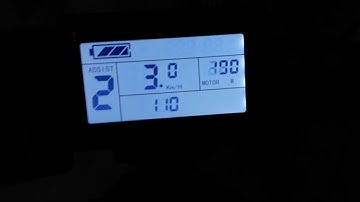 KT LCD3 shows the rider pedals torque in Watts -- TSDZ2 ebike mid drive motor
