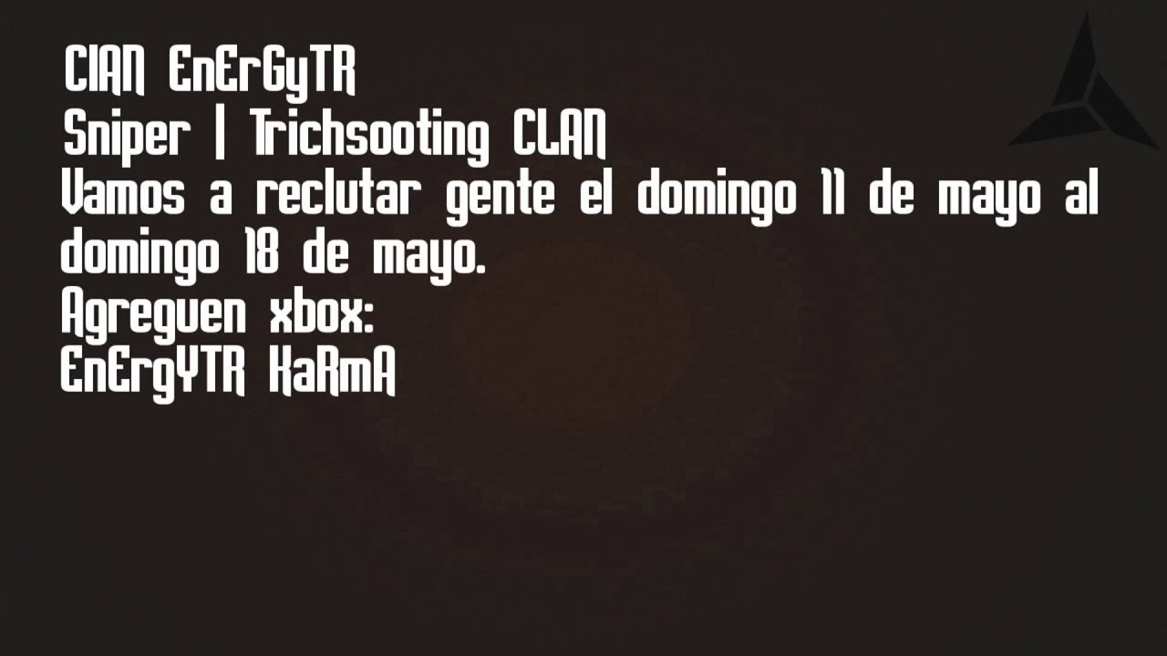 Reclutamos en clan de sniper XBOX 360