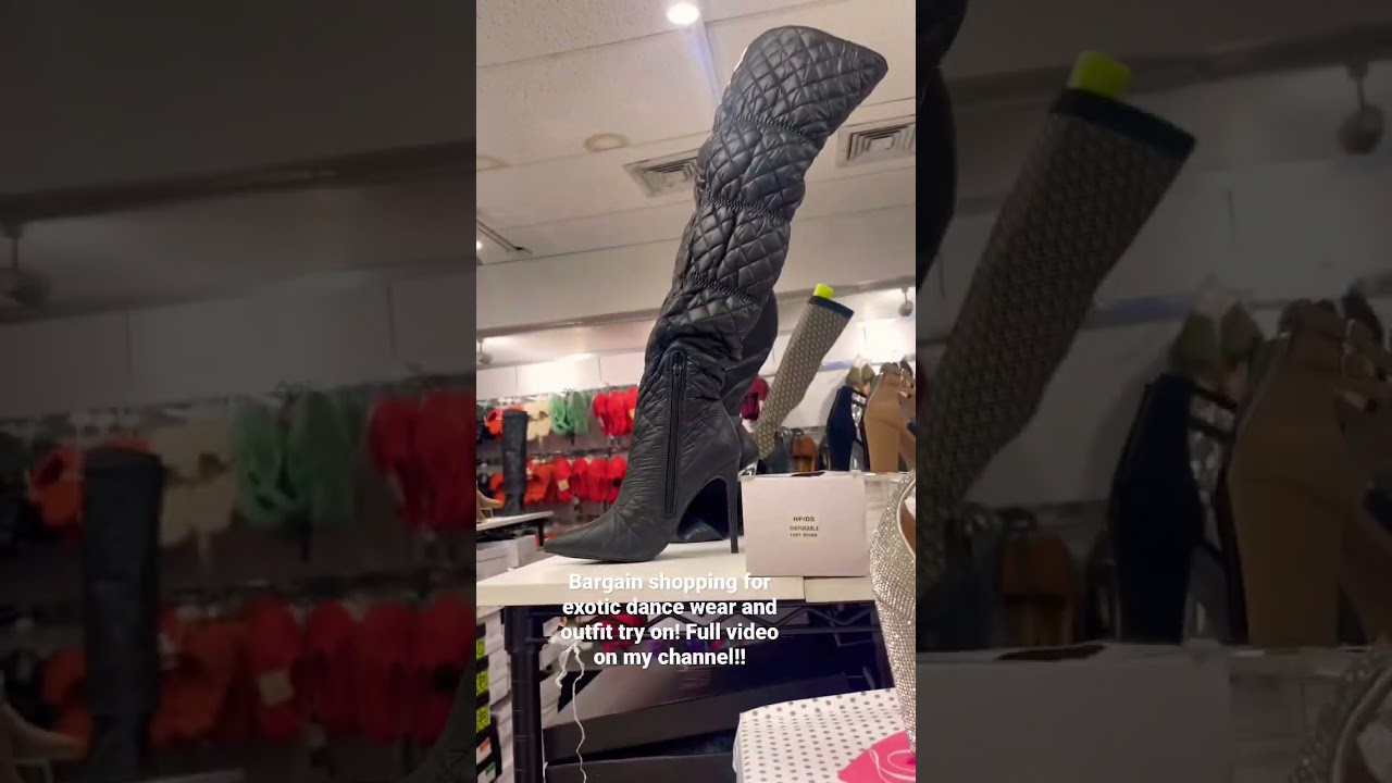 Searching for exotic dance wear on a budget! Check out my channel for full video 
