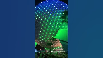 The beauty of Spaceship Earth #disney #epcot #figment #spaceship #earth