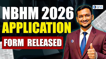 NBHM 2026 Application Form Released | Don’t Miss This Update | IFAS