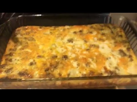 How to Make Sausage Egg And Cheese Casserole Easy Recipe 5 Mins Less