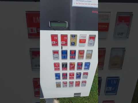 Как купить сигареты в автомате. Германия. Цены на сигареты.