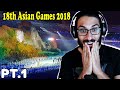 TINOS REACTS TO THE OPENING CEREMONY OF 18TH ASIAN GAMES JAKARTA - PALEMBANG 2018 PT.1 INDONESIA