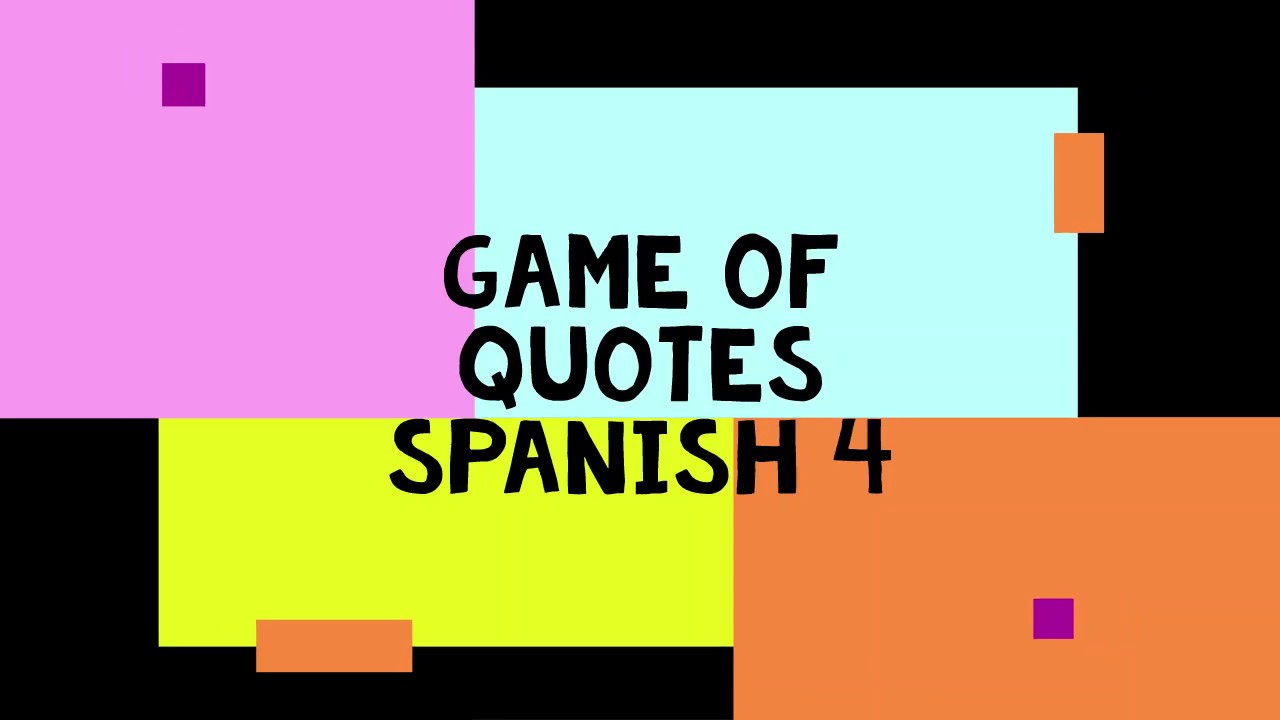 Game of Quotes - YouTube