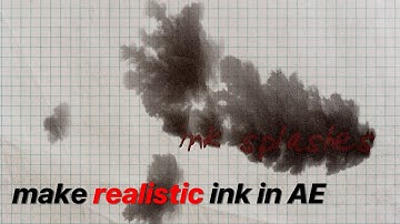 Easy Realistic Ink In After Effects