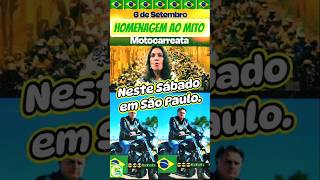 Não percam neste sábado a Motocarreata em São Paulo. 06/09/25
