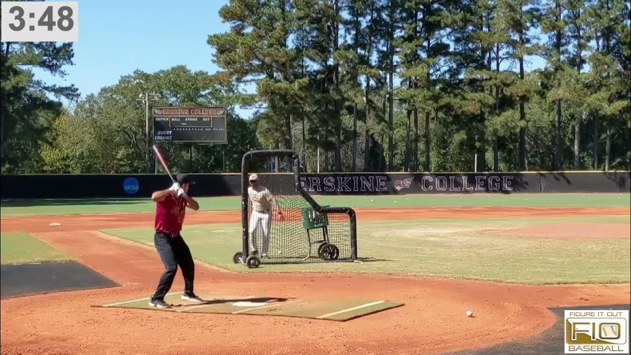 A GREAT Drill to Help All Hitters Staying Through the Ball! [Pull Side