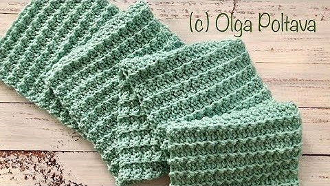 BEGINNERS crochet,  Easy Scarf, Crochet Video Tutorial
