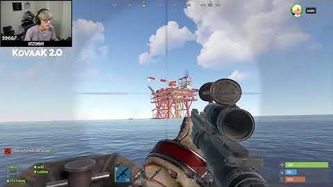 OTV RUST | iiTzTimmy with x8 scope snipe kill on a boat