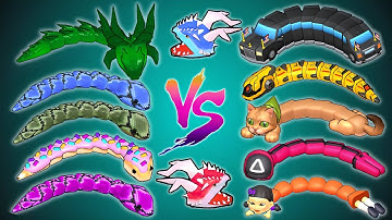 Unbelievable 😲‼️ Victory is All Noob Snakes 🤬 Comman Snake Vs VIP Snake 💥 Snake Clash!.io Game #192