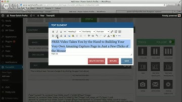 4 Parts to Your Capture Page/Squeeze Page