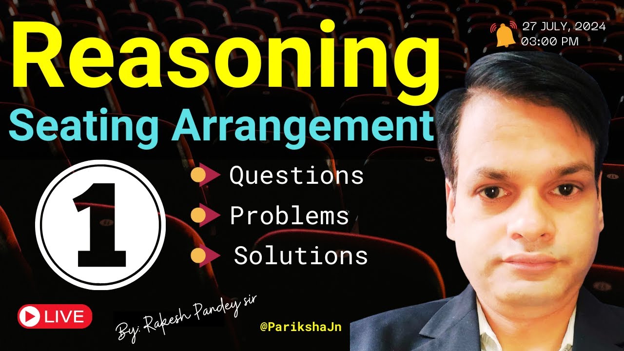 Seating Arrangement #Reasoning: Key Concepts, Solved Examples, & #Prep ...