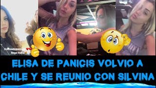 Elisa De Panicis Volvio A Chile Y Se Reunio Con Silvina Varas