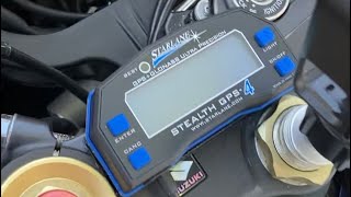 Adding a Starlane GPS-4 lite lap timer to the GSXR1000 Profile