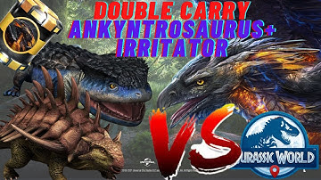 2T FAST Double CARRY Defeated HAAST MAXIMUS with Ankyntrosaurus and Irritator // Moveset in Note