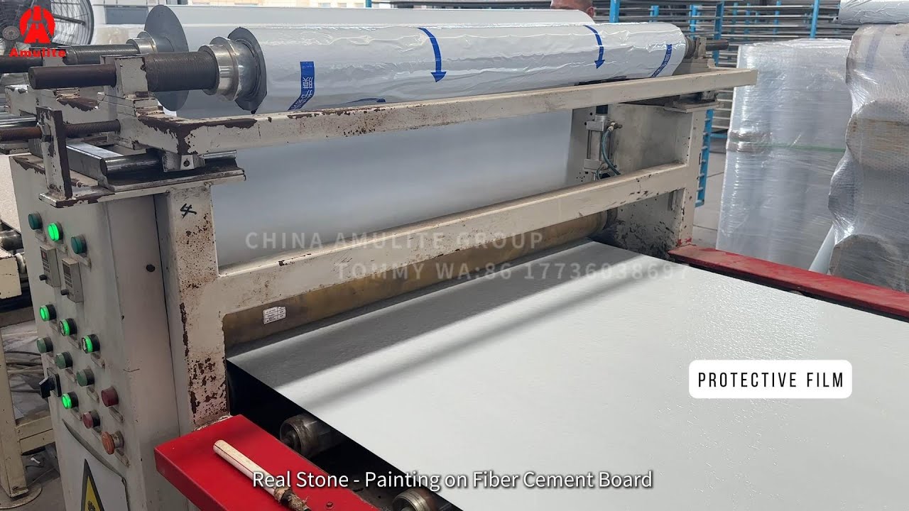 Real Stone Painting Fiber Cement Exterior Wall Panel – Decorative Fiber Cement Board for Facade