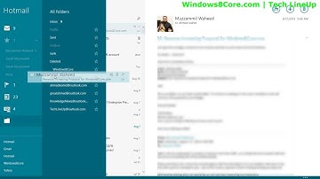 Overhauled Mail app of Windows 8.1 at a glance - New UI, folders, drag & drop + more