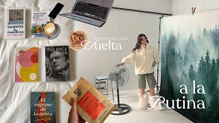 hola madrid  vuelta a la rutina // skincare, libros y chat