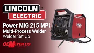 Power MIG 215 MPi Multi-Process Welder Set Up